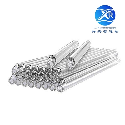 Tubo in PE trasparente termoretraibile con manicotto in fibra ottica da 2,5 mm