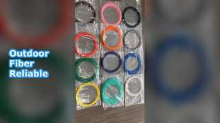 Tubo sfuso in fibra trasparente per esterni da 1000 m